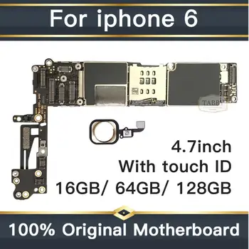 For iPhone 6 Motherboard 4.7inch With Touch ID Unlock Mainboard Full Function 100% Original IOS Installed Logic Board
For iPhone 6 Motherboard 4.7inch With Touch ID Unlock Mainboard Full Function 100% Original IOS Installed Logic Board