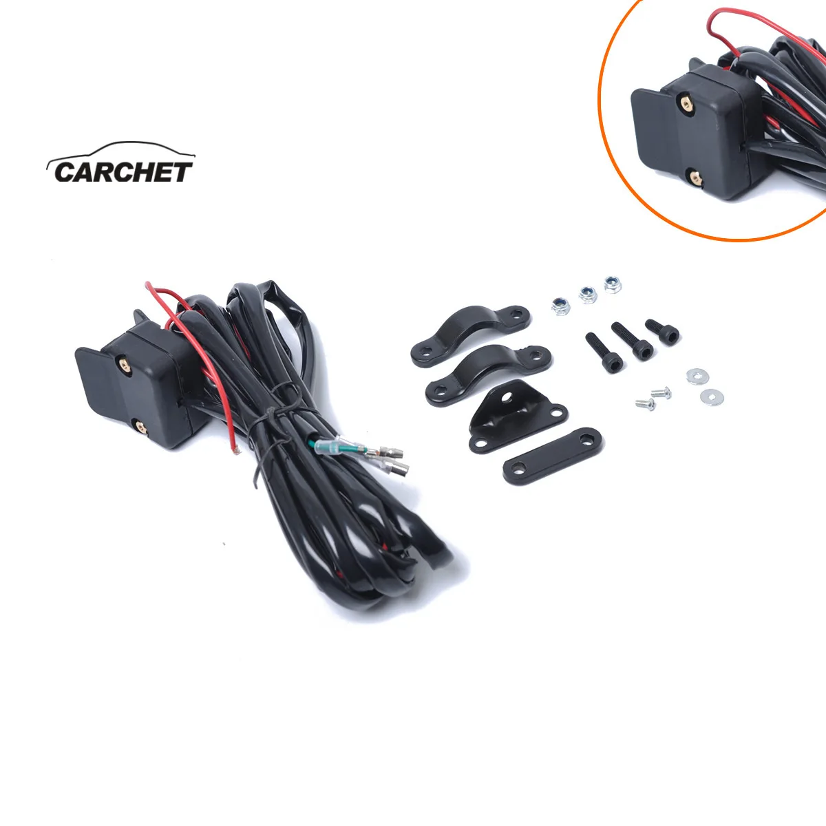 CARCHET 1 Set Winch Rocker Thumb Switch COMBO + 12V Solenoid Relay Contactor for ATV UTV with Relay Contactor Accessories
CARCHET 1 Set Winch Rocker Thumb Switch COMBO + 12V Solenoid Relay Contactor for ATV UTV with Relay Contactor Accessories