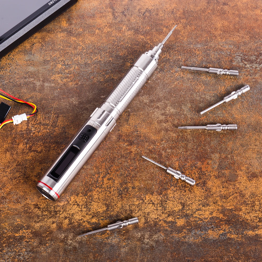Electric Cordless Precision Screwdriver Portable Rechargeable Smart Motion Control Screw Driver with 6pcs Bits for Phone Camera 
Electric Cordless Precision Screwdriver Portable Rechargeable Smart Motion Control Screw Driver with 6pcs Bits for Phone Camera