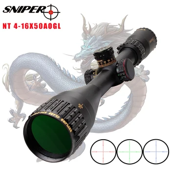 SNIPER NT 4-16X50 AOGL Riflescope Tactical Rifle Scope Glass Etched Reticle Hunting Optics Sight with Weaver or Dovetail Rings
SNIPER NT 4-16X50 AOGL Riflescope Tactical Rifle Scope Glass Etched Reticle Hunting Optics Sight with Weaver or Dovetail Rings