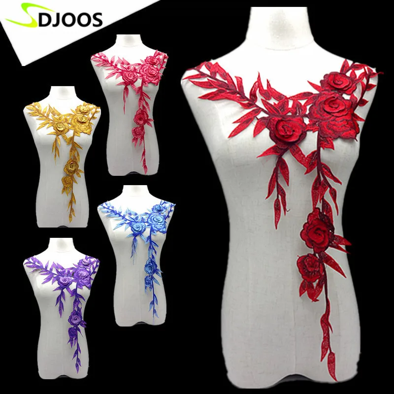 3d Flowers Neckline Collar Lace Fabric For Needlework DIY Material Embroidery Venise Lace Fabric Dresses Wonen 2018 High Quality
3d Flowers Neckline Collar Lace Fabric For Needlework DIY Material Embroidery Venise Lace Fabric Dresses Wonen 2018 High Quality