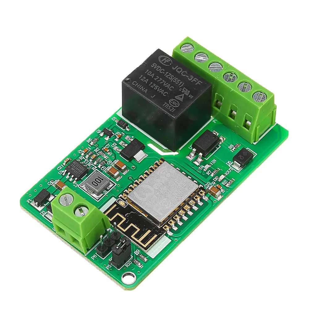 CLAITE 1pc DC 7V-30V ESP8266 Development Board WIFI Relay Module 220V 10A Relay Circuits
CLAITE 1pc DC 7V-30V ESP8266 Development Board WIFI Relay Module 220V 10A Relay Circuits