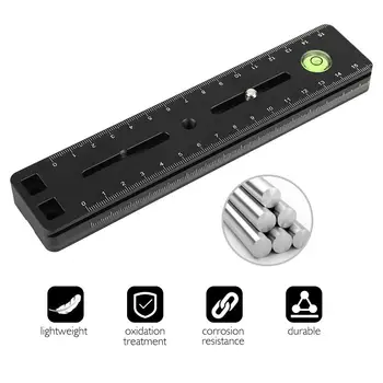 180mm Multi-function Aluminium Quick Release Sliding Plate Rapid Connect DSLR Accessory With a 1/4'' screw 3/8'' hole
180mm Multi-function Aluminium Quick Release Sliding Plate Rapid Connect DSLR Accessory With a 1/4'' screw 3/8'' hole