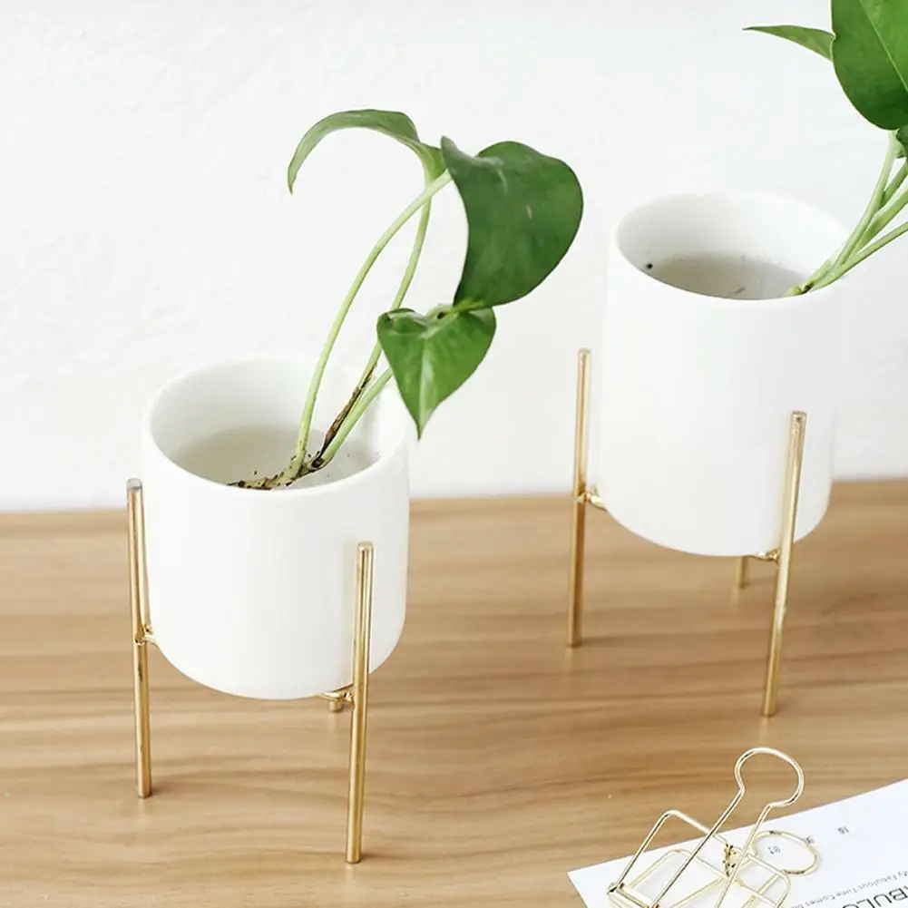 Iron Plant Vase Stand Home Decor Flower Pots Flower Planter Holder Ceramic Flower Pot Shelf Rack
Iron Plant Vase Stand Home Decor Flower Pots Flower Planter Holder Ceramic Flower Pot Shelf Rack