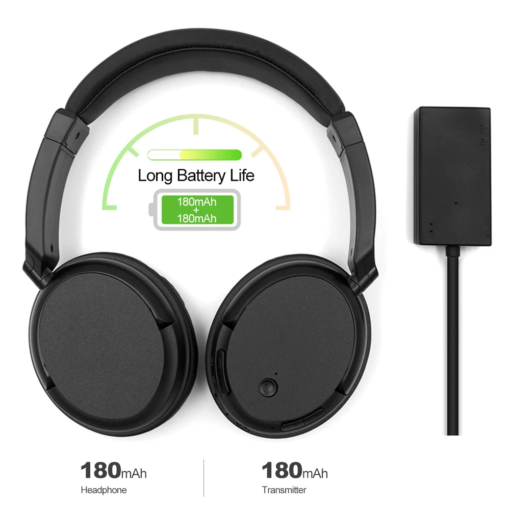 FM Wireless Headphones Over-Ear Music Earphones Receiver AUX Transmitter 3.5mm & RCA Wired Headset w/ Mic Support FM Radio
FM Wireless Headphones Over-Ear Music Earphones Receiver AUX Transmitter 3.5mm & RCA Wired Headset w/ Mic Support FM Radio