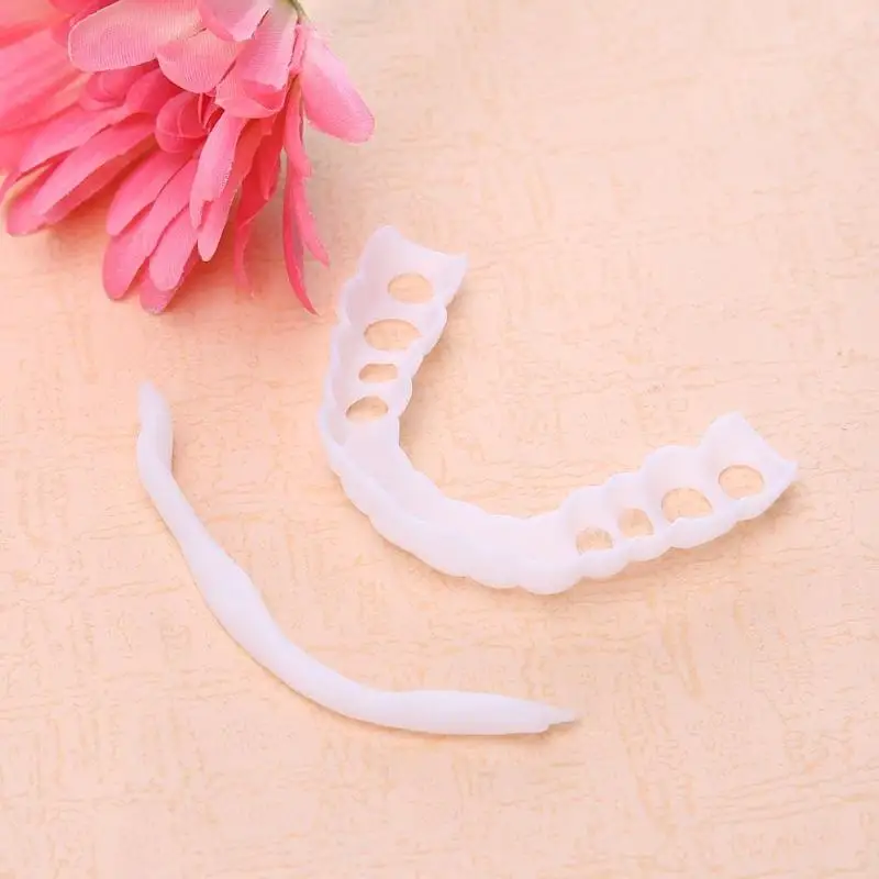 1Set Comfortable Fake Tooth Cover Natural Cosmetic Snap On Silicone Perfect Smile Veneers Teeth Upper Beauty Dental Material
1Set Comfortable Fake Tooth Cover Natural Cosmetic Snap On Silicone Perfect Smile Veneers Teeth Upper Beauty Dental Material