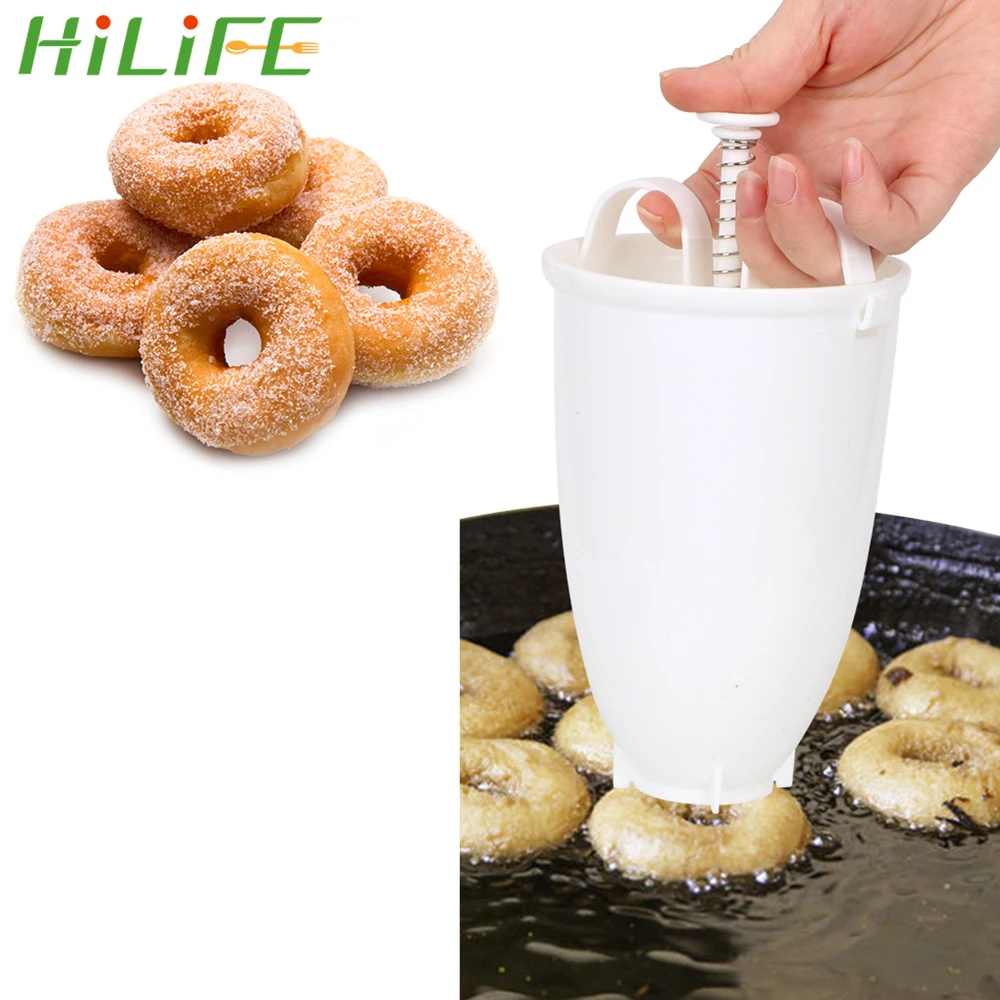 HILIFE Manual Doughnut Machine Deep Fry Donut Mould Plastic Lightweight Easy Fast Arabic Waffle Waffle Dispenser Donut Maker
HILIFE Manual Doughnut Machine Deep Fry Donut Mould Plastic Lightweight Easy Fast Arabic Waffle Waffle Dispenser Donut Maker