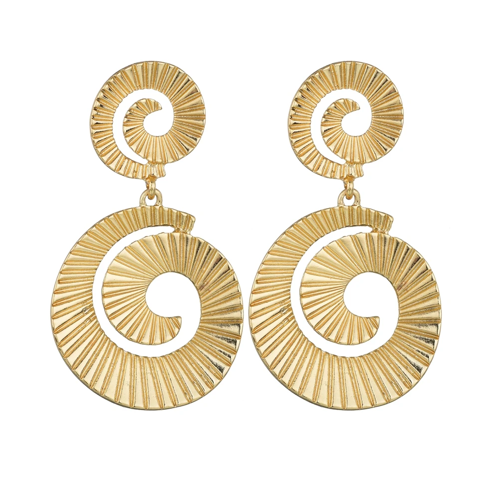MSETILO 2019 Women Alloy Earrings Gold Color Curled Up Circle Drop Earrings For Women Unique Design Party Jewelry Accessories
MSETILO 2019 Women Alloy Earrings Gold Color Curled Up Circle Drop Earrings For Women Unique Design Party Jewelry Accessories