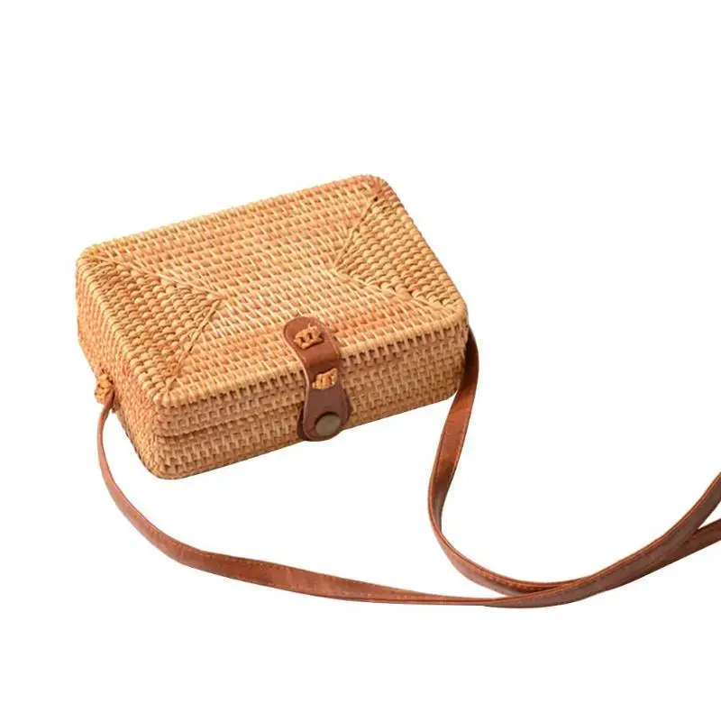 Summer Fashion Women Hand bags Rattan Woven Straw Satchel Handbags And purse Ladies Square Shoulder Crossbody Beach Bags
Summer Fashion Women Hand bags Rattan Woven Straw Satchel Handbags And purse Ladies Square Shoulder Crossbody Beach Bags