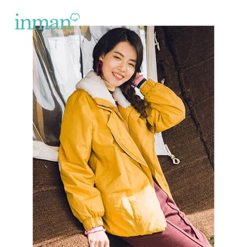 INMAN Winter New Arrival Female Lapel Fur Collar Warm Windproof Korean Teenage Style Short Section Woman Cotton Coat
INMAN Winter New Arrival Female Lapel Fur Collar Warm Windproof Korean Teenage Style Short Section Woman Cotton Coat