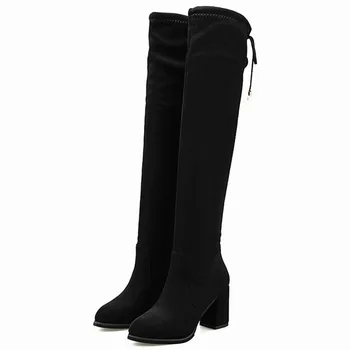Small Pepper Increase Down Elastic Show Lean Horse Dingxue High With Autumn And Winter Long Canister Overknee Boots Woman Tide
Small Pepper Increase Down Elastic Show Lean Horse Dingxue High With Autumn And Winter Long Canister Overknee Boots Woman Tide