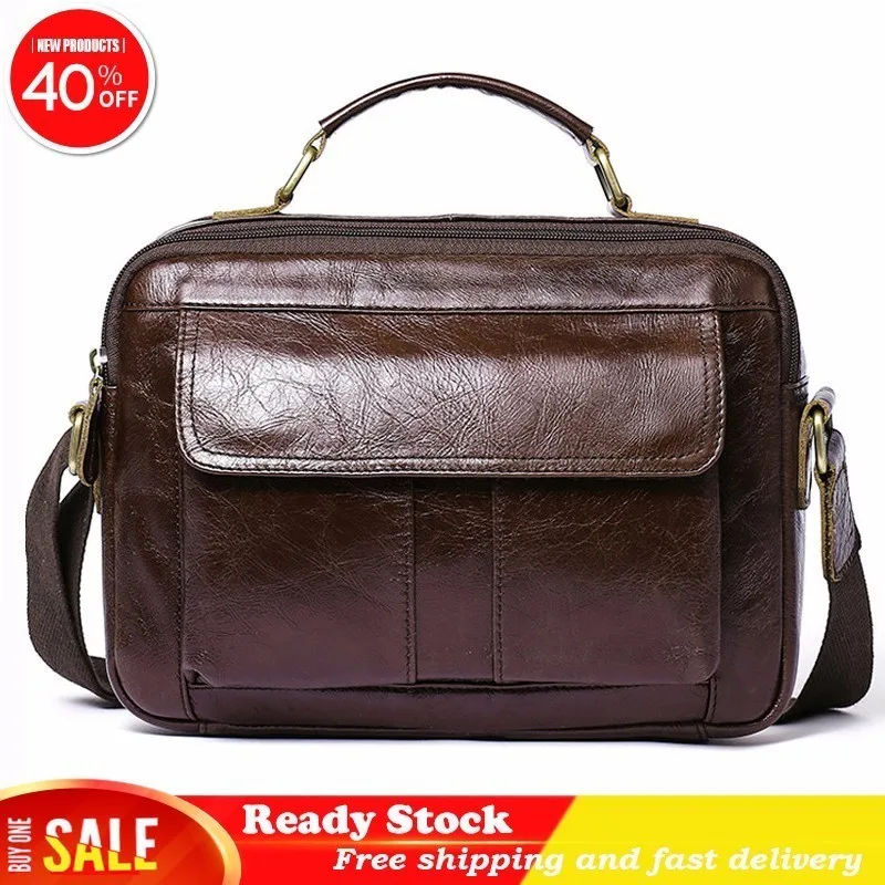 Luxury brand Messenger Bag Men Genuine Leather Shoulder Crossbody Bags for Male Fashion Handbags Zipper ipad Totes briefcase New
Luxury brand Messenger Bag Men Genuine Leather Shoulder Crossbody Bags for Male Fashion Handbags Zipper ipad Totes briefcase New