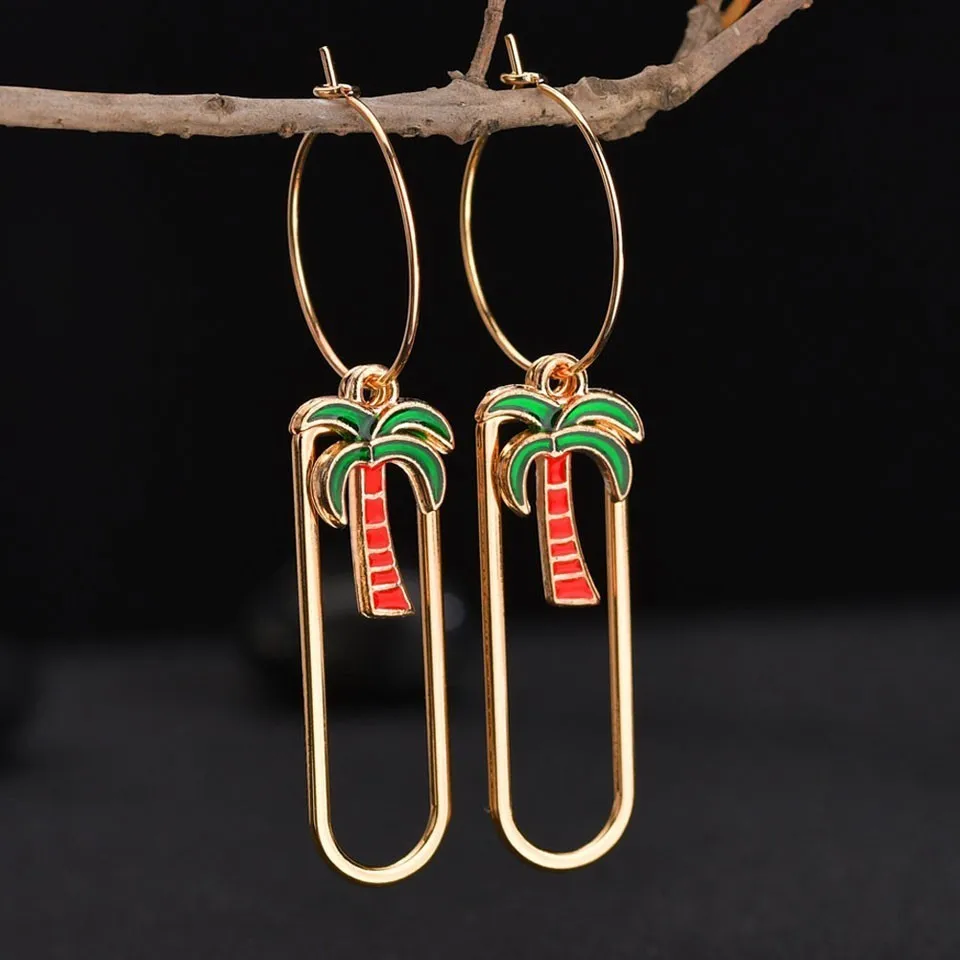 Cute Coconut Tree Women Drop Earrings Trendy Design Wonderful Decoration For Women Wedding Drop Earrings Jewelry Gifts
Cute Coconut Tree Women Drop Earrings Trendy Design Wonderful Decoration For Women Wedding Drop Earrings Jewelry Gifts