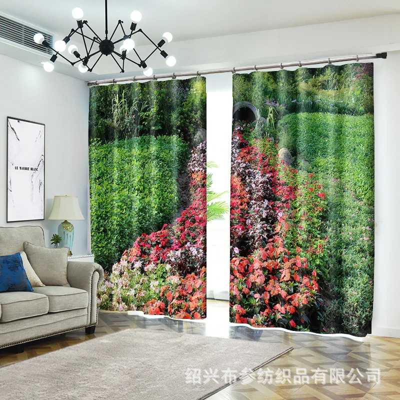 plant 1set Digital print blackout curtains for window treatment blinds finished drapes window curtains Living room bedroom CU233
plant 1set Digital print blackout curtains for window treatment blinds finished drapes window curtains Living room bedroom CU233