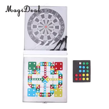 MagiDeal 2 in 1 Portable Mini Magnetic Flying Chess Aeroplane Chess Pieces Chessmen Set with Darts Board Chessboard Family Game
MagiDeal 2 in 1 Portable Mini Magnetic Flying Chess Aeroplane Chess Pieces Chessmen Set with Darts Board Chessboard Family Game