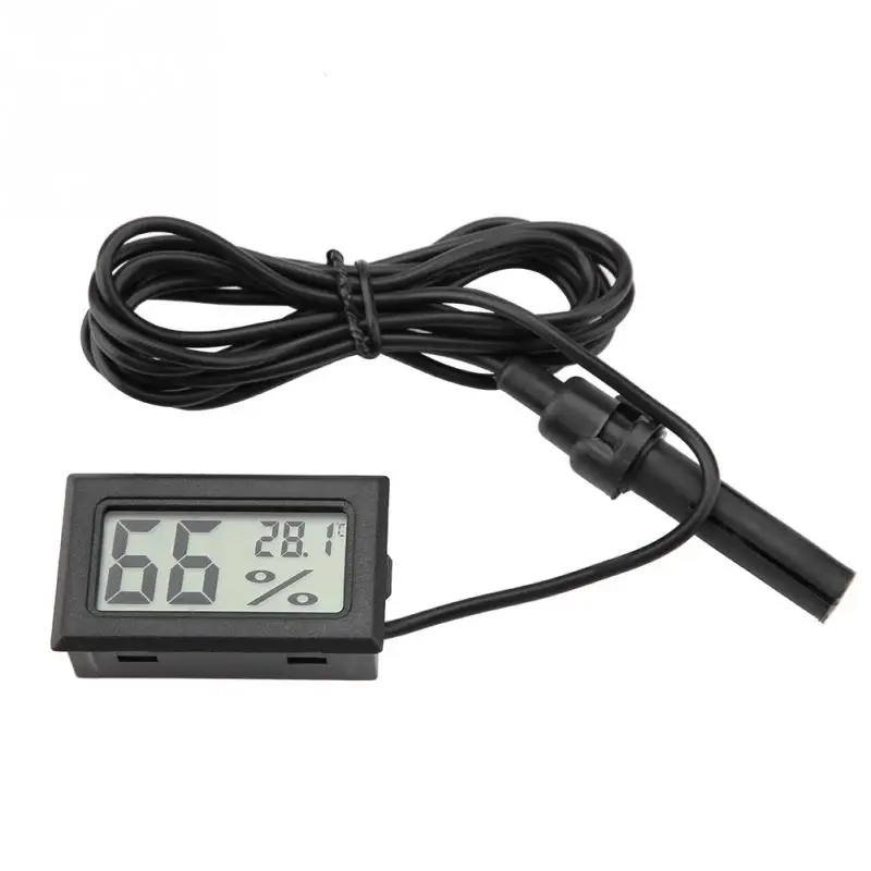 Embedded Mini LCD Thermometer Hygrometer Humidity Temperature Monitor Sensor Humidity Meter Gauge Instruments Cable
Embedded Mini LCD Thermometer Hygrometer Humidity Temperature Monitor Sensor Humidity Meter Gauge Instruments Cable