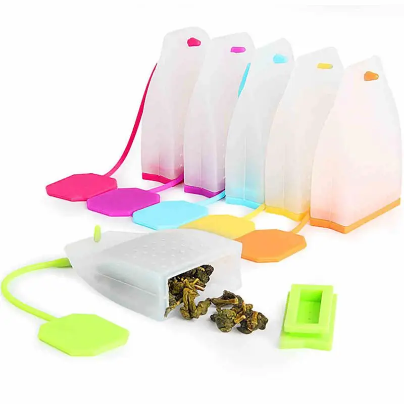 Silicone Reusable Tea Bag Tea Infuser Strainer Loose Leaf Filters Steeper for Tea Cups Mugs Teapots
Silicone Reusable Tea Bag Tea Infuser Strainer Loose Leaf Filters Steeper for Tea Cups Mugs Teapots