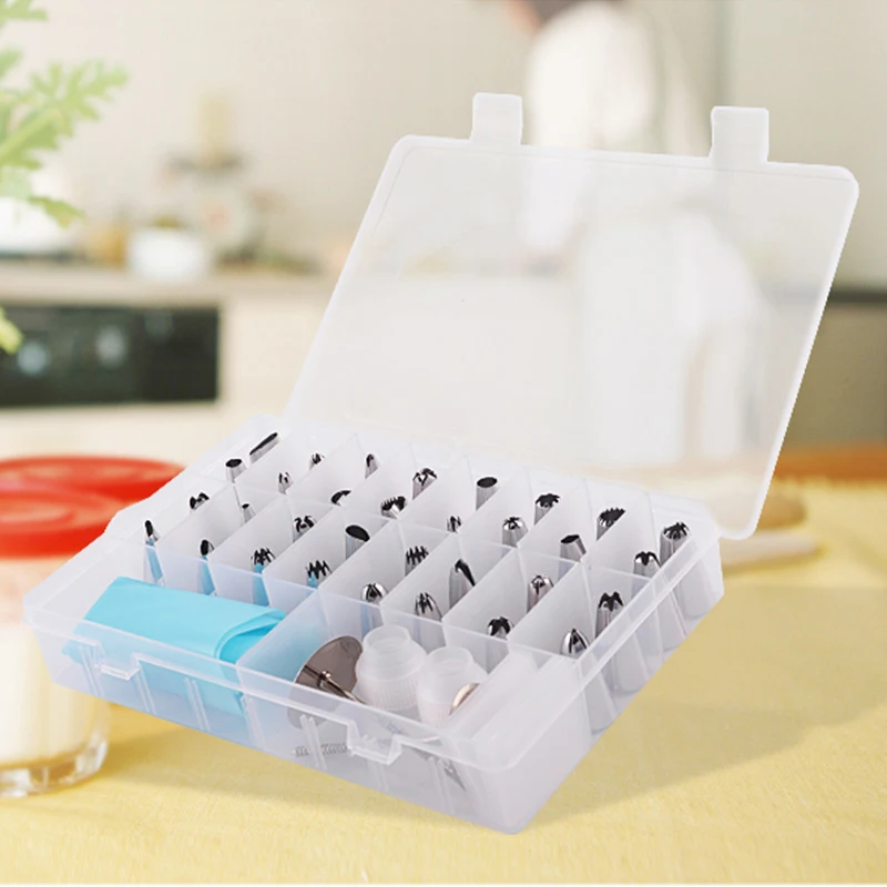 32 Pcs/set Stainless Steel DIY Cake Cookies Cream Puffs Crowded Flower Pastry Nozzles Mouth Tool Cake Tools Kitchen Accessories
32 Pcs/set Stainless Steel DIY Cake Cookies Cream Puffs Crowded Flower Pastry Nozzles Mouth Tool Cake Tools Kitchen Accessories