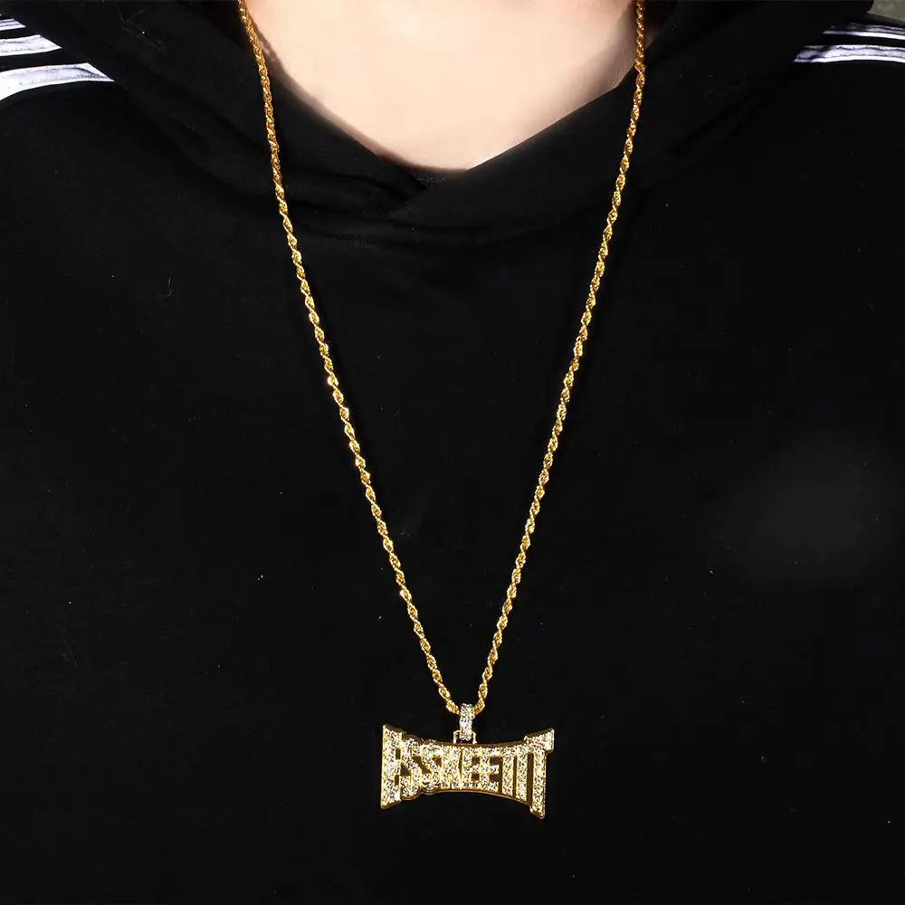 2019 New Lovers Men Women Necklace Silver Gold Color Choker ESSKEETIT Pattern Hip-hop Necklace Pendant Female Male Chain Jewelry
2019 New Lovers Men Women Necklace Silver Gold Color Choker ESSKEETIT Pattern Hip-hop Necklace Pendant Female Male Chain Jewelry
