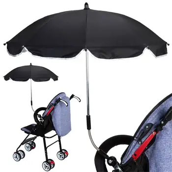 Adjustable Baby Car Umbrella Free Rotating Silver Glue UV Protection Sun Protection Child Umbrella Stroller Accessories
Adjustable Baby Car Umbrella Free Rotating Silver Glue UV Protection Sun Protection Child Umbrella Stroller Accessories