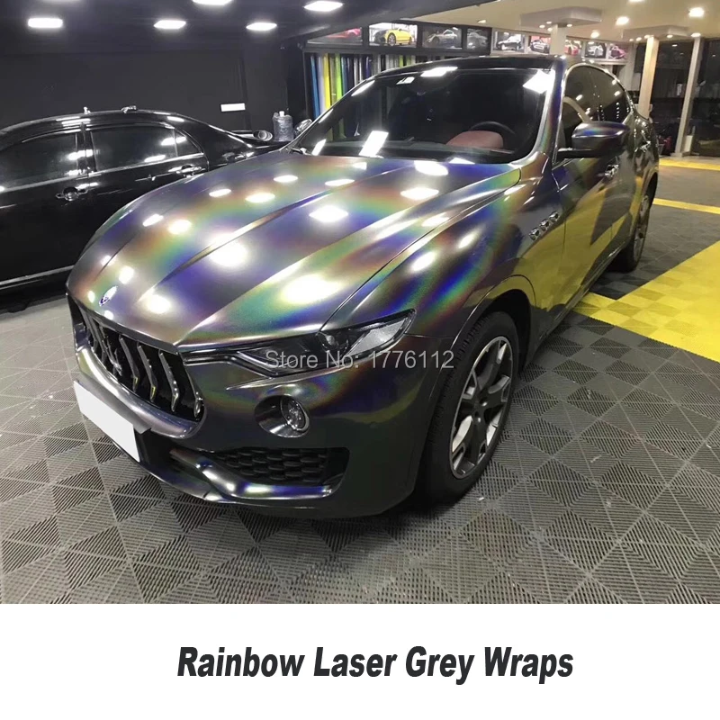 Beautiful Rainbow Splendid Grey Car Body Protective Film Color Change Vinyl Wrap for Styling Sticker 16g German glue
Beautiful Rainbow Splendid Grey Car Body Protective Film Color Change Vinyl Wrap for Styling Sticker 16g German glue