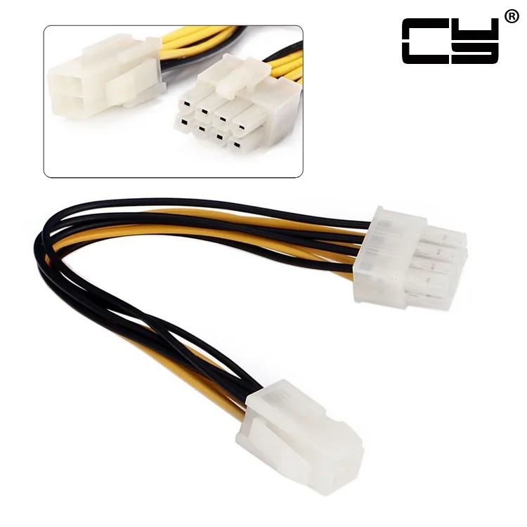 Jimier ATX Motherboard Power Supply 4Pin to 8 Pin EPS 12V Adapter Converter Cable 10cm
Jimier ATX Motherboard Power Supply 4Pin to 8 Pin EPS 12V Adapter Converter Cable 10cm