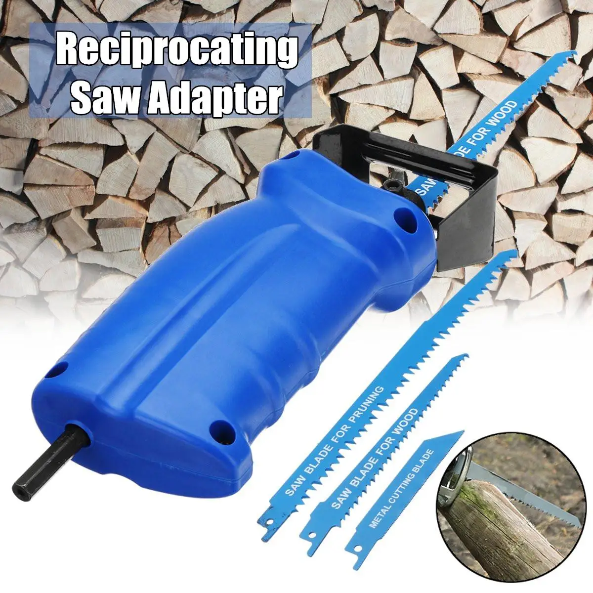 Portable Reciprocating Saw Adapter Set Changed Electric Drill Into Reciprocating Electric Saw Parts
Portable Reciprocating Saw Adapter Set Changed Electric Drill Into Reciprocating Electric Saw Parts