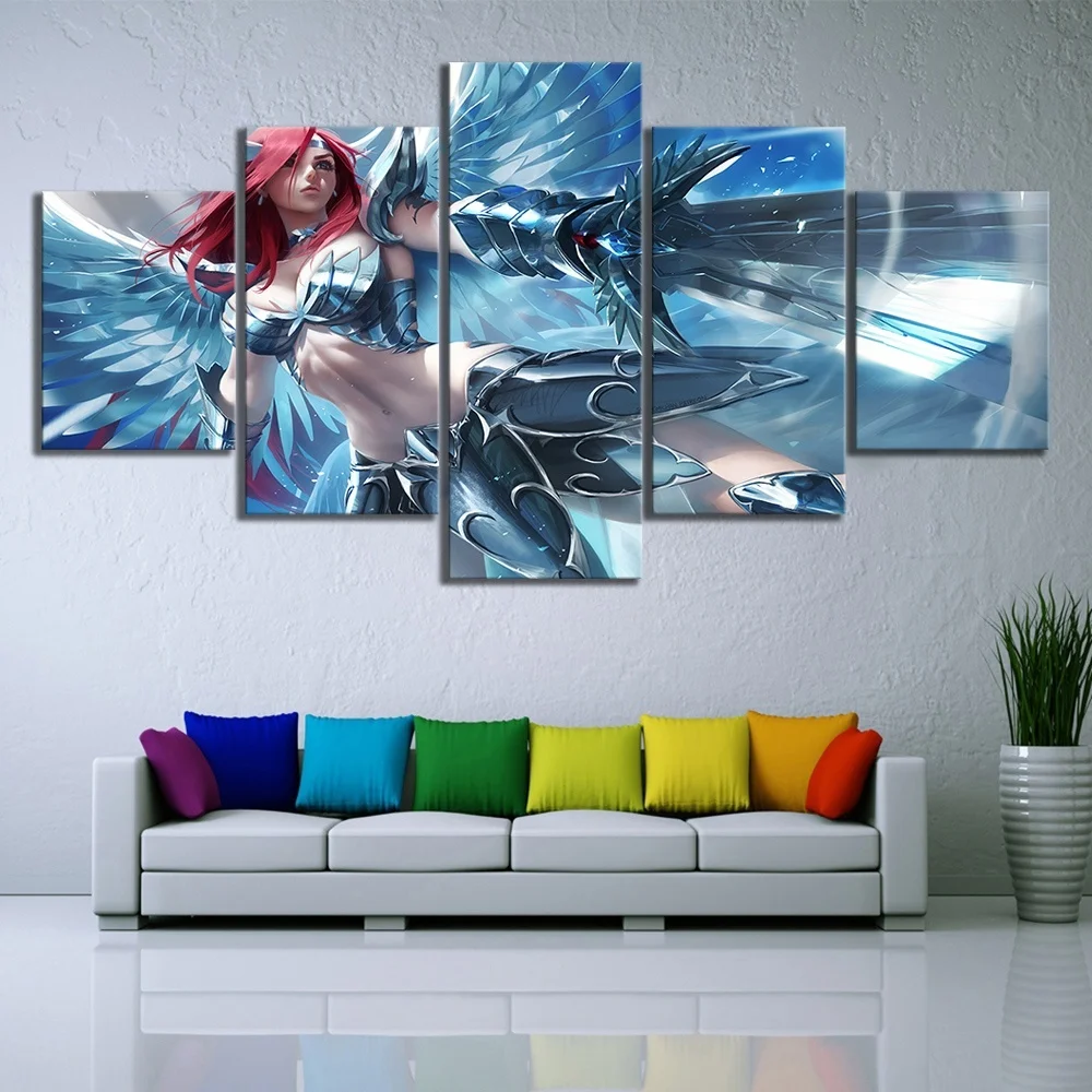 5 Piece Erza Scarlet Sexy Anime Girl Pictures Fairy Tail Animation Art Cartoon Decorative Paintings for Home Decor
5 Piece Erza Scarlet Sexy Anime Girl Pictures Fairy Tail Animation Art Cartoon Decorative Paintings for Home Decor