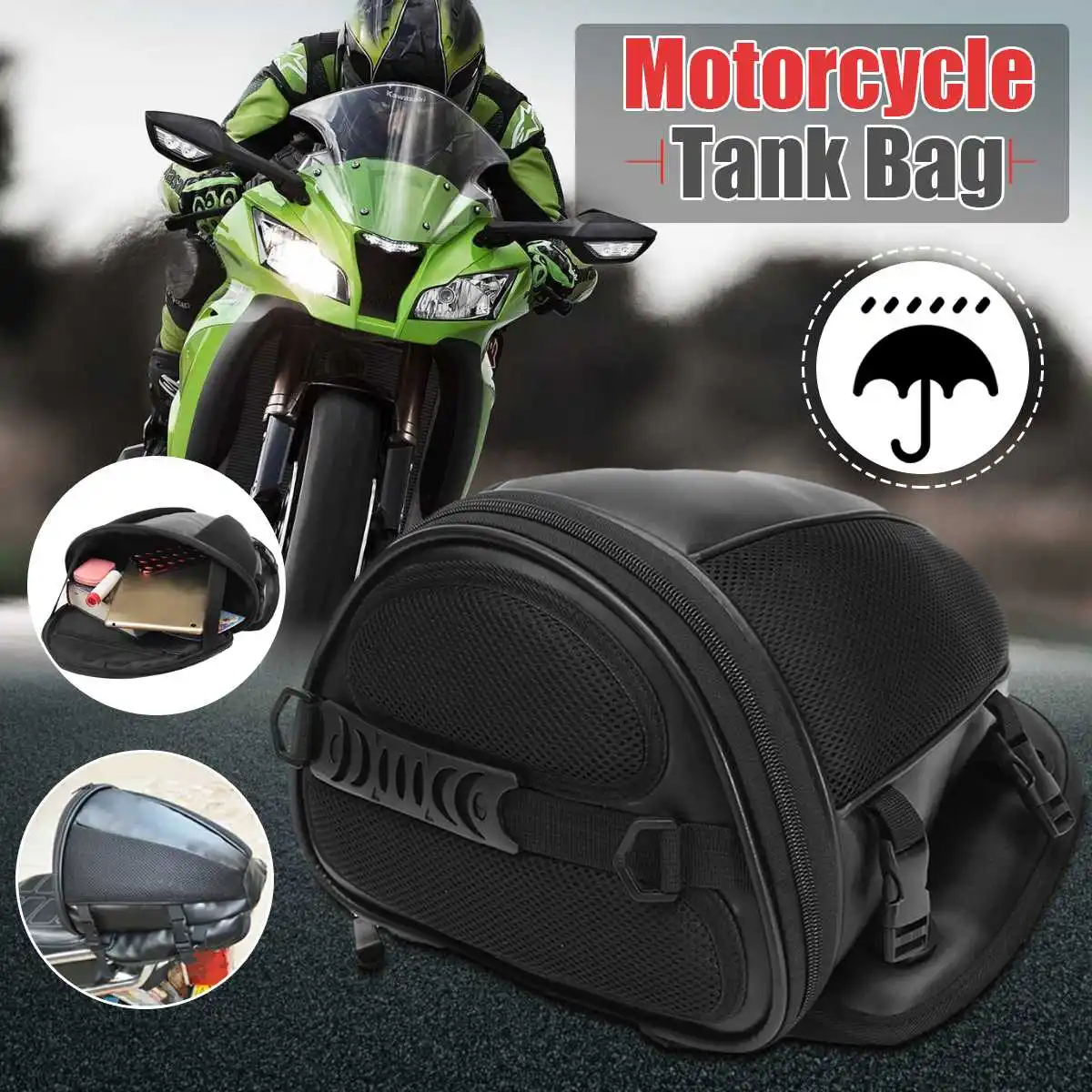 Universal Motorcycle Waterproof Luggage Tail Box Tank Saddle Bag Bike Sports Gear Case Carrying Convenience Removable
Universal Motorcycle Waterproof Luggage Tail Box Tank Saddle Bag Bike Sports Gear Case Carrying Convenience Removable