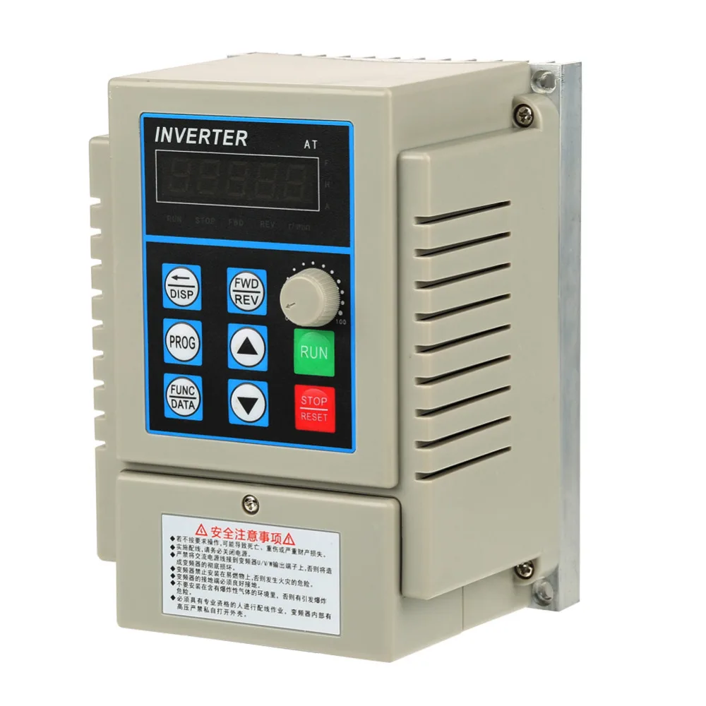 New AC 220V 0.45kW Inverter Converters Variable Frequency Drive VFD Speed Controller Inverter Single Phrase Converters
New AC 220V 0.45kW Inverter Converters Variable Frequency Drive VFD Speed Controller Inverter Single Phrase Converters