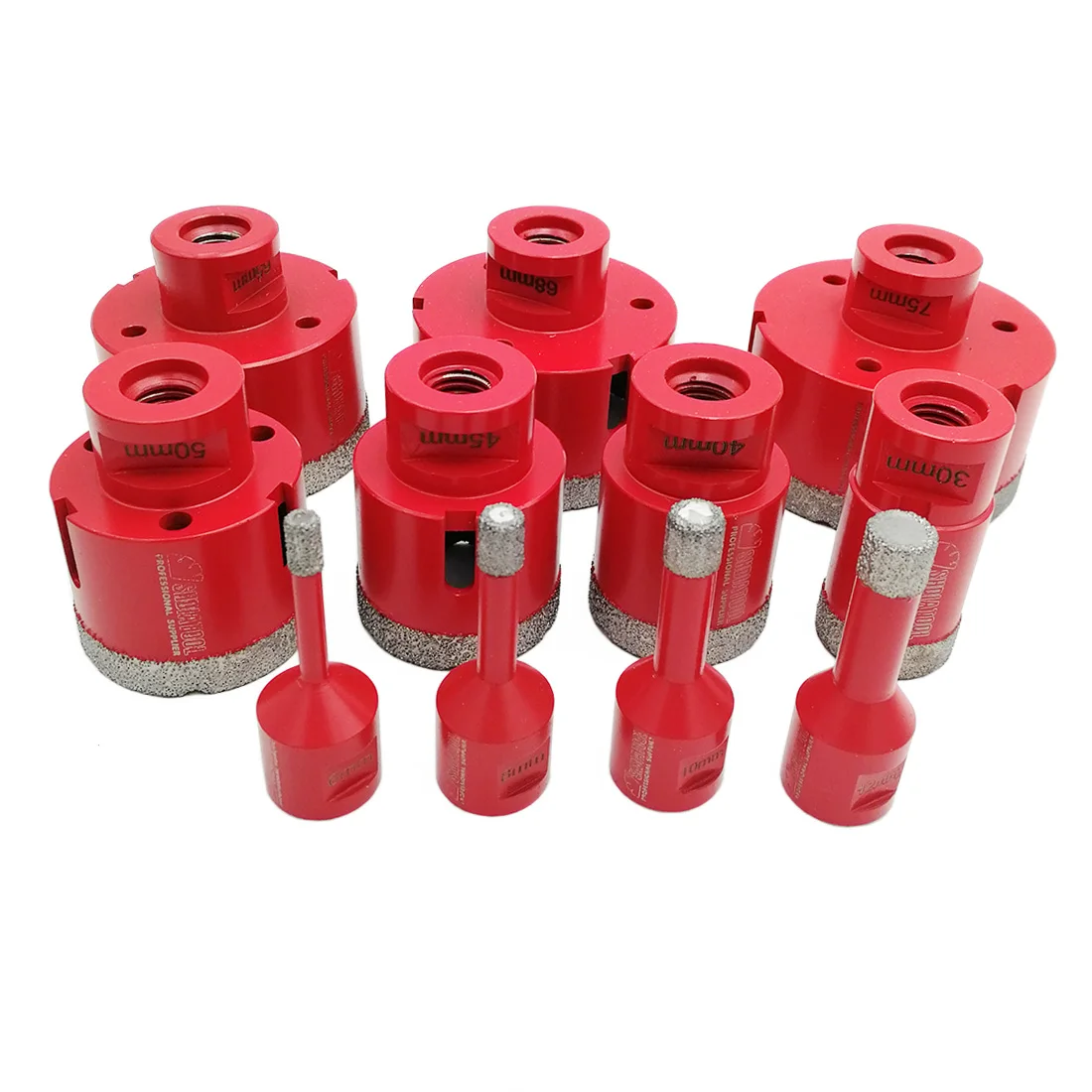 SHDIATOOL 19pcs/set M14 Vacuum Brazed Diamond Drill Core Bit Tile Hole Saw Diamond Drill Bit Granite Marble Ceramic Drilling Bit
SHDIATOOL 19pcs/set M14 Vacuum Brazed Diamond Drill Core Bit Tile Hole Saw Diamond Drill Bit Granite Marble Ceramic Drilling Bit