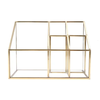 1pc Cosmetic Storage Box Metallic Chic Exquiste Glass Makeup Storage Box Storage Case for Lipstick Cosmetics Nail Foundation
1pc Cosmetic Storage Box Metallic Chic Exquiste Glass Makeup Storage Box Storage Case for Lipstick Cosmetics Nail Foundation