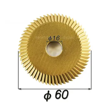 90T HSS Cutting Saw Blade Single-sided Tooth for Cutting Machine Titanium Plating 60*6*16mm
90T HSS Cutting Saw Blade Single-sided Tooth for Cutting Machine Titanium Plating 60*6*16mm
