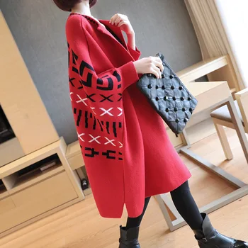 2019 Spring New Women's Long Loose Sweater Jacket Lady Korean Batwing Sleeve Cardigan Women Winter Clothes oversized
2019 Spring New Women's Long Loose Sweater Jacket Lady Korean Batwing Sleeve Cardigan Women Winter Clothes oversized
