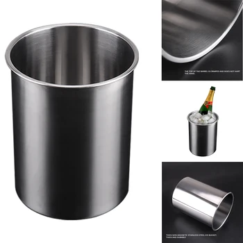 ABEDOE 2.5L Double Wall Champagne Keg Double Wall Food Grade Stainless Steel Ice Bucket Bar Supplies
ABEDOE 2.5L Double Wall Champagne Keg Double Wall Food Grade Stainless Steel Ice Bucket Bar Supplies