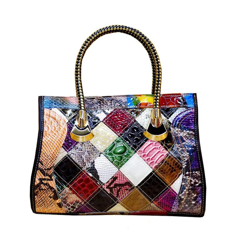 2019 Vintage Colour Hit Color Cowhide Genuine Leather Handbag Luxury Handbags Women Bags Designer Female Crossbody Shoulder Bag
2019 Vintage Colour Hit Color Cowhide Genuine Leather Handbag Luxury Handbags Women Bags Designer Female Crossbody Shoulder Bag
