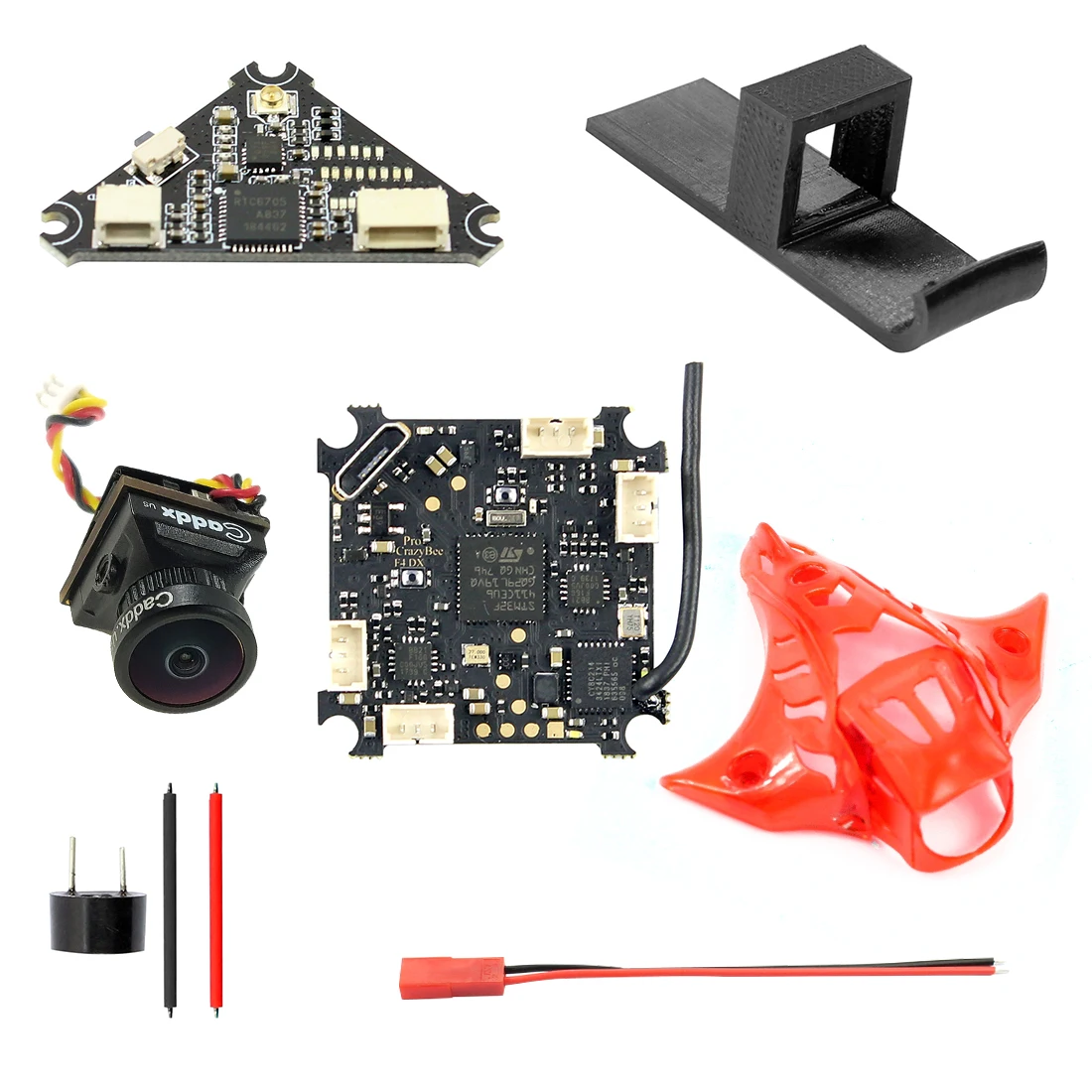 Welding Combo Crazybee F4 Pro Flight Controller + Caddx 1200TVL FPV Camera & Switchable VTX + New Canopy V2 for Mobula7 Upgrade
Welding Combo Crazybee F4 Pro Flight Controller + Caddx 1200TVL FPV Camera & Switchable VTX + New Canopy V2 for Mobula7 Upgrade