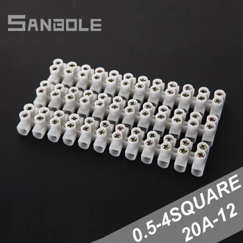 20A 12 Position Connection Terminal Row Wire Connector Dual Row 24 screws holes optional clipping X3-2012 (20PCS)
20A 12 Position Connection Terminal Row Wire Connector Dual Row 24 screws holes optional clipping X3-2012 (20PCS)