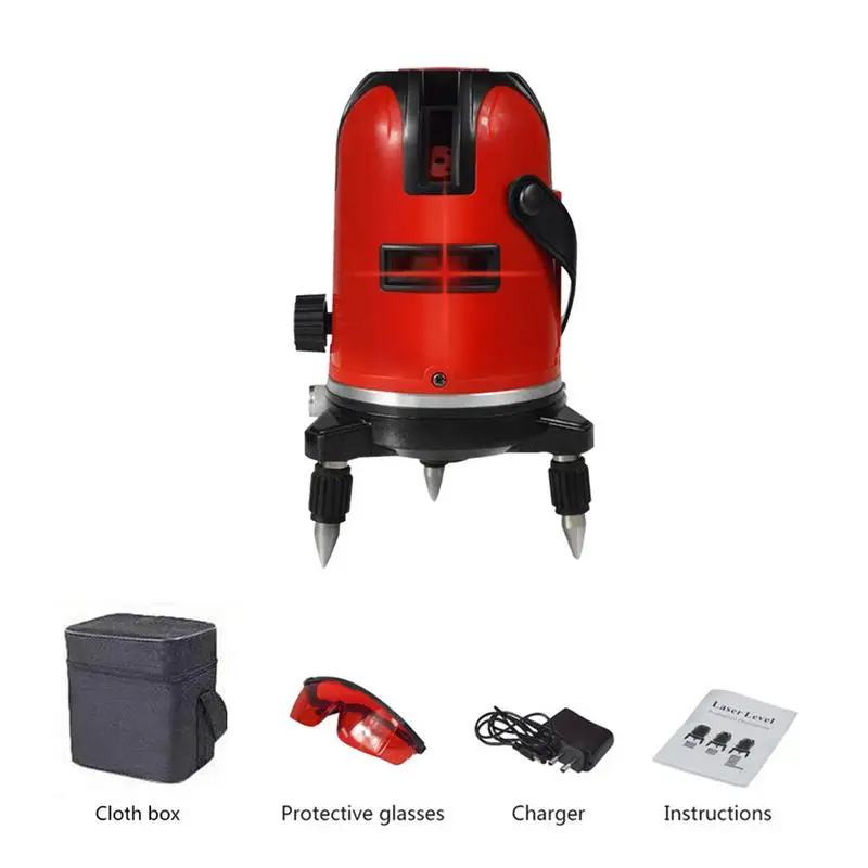 360 Degree Laser Lever 5 Lines Points Self-Leveling Rotary Horizontal Vertical Professional Automatic Measuring Tools
360 Degree Laser Lever 5 Lines Points Self-Leveling Rotary Horizontal Vertical Professional Automatic Measuring Tools