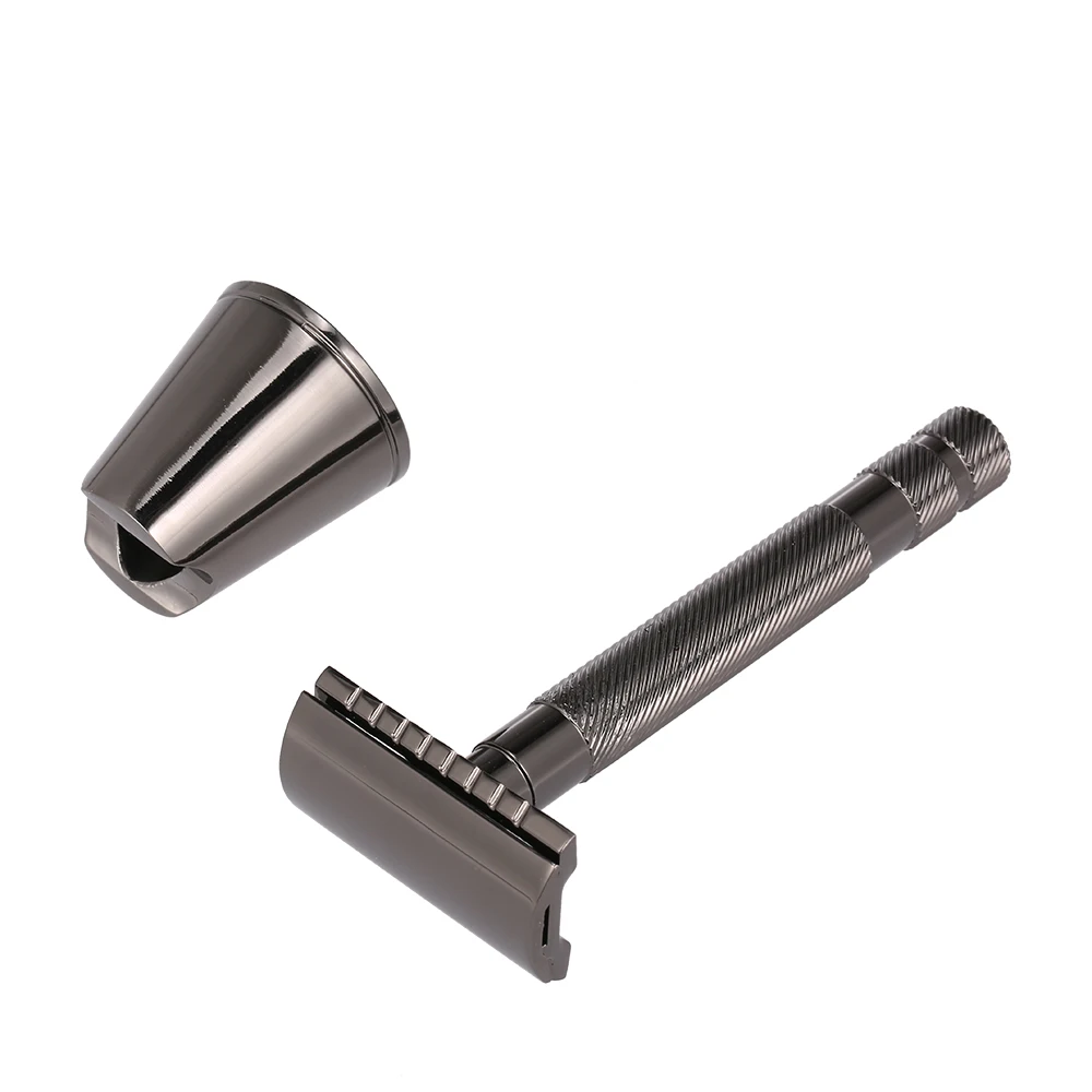 Double Edge Safety Razor Kit with Stand Base For Men Face Cleaning Manual Shaver Barber Set
Double Edge Safety Razor Kit with Stand Base For Men Face Cleaning Manual Shaver Barber Set
