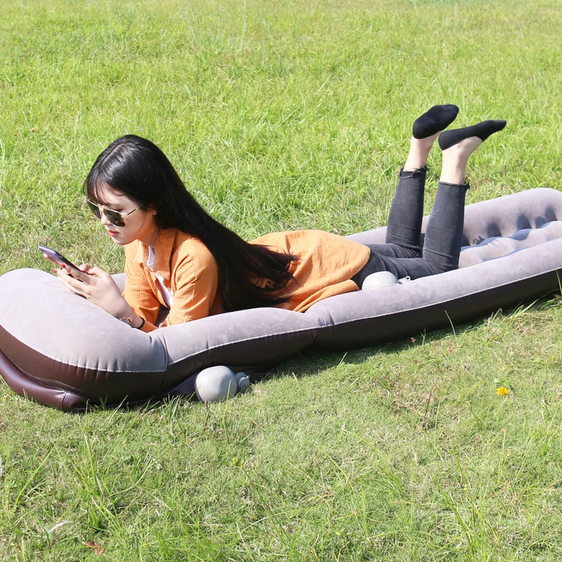 Outdoor Camping Mat Air Cushion Camp Moisture-proof Sleeping Pad Automatic Inflation Bed Portable Inflatable Mattress Flocking
Outdoor Camping Mat Air Cushion Camp Moisture-proof Sleeping Pad Automatic Inflation Bed Portable Inflatable Mattress Flocking