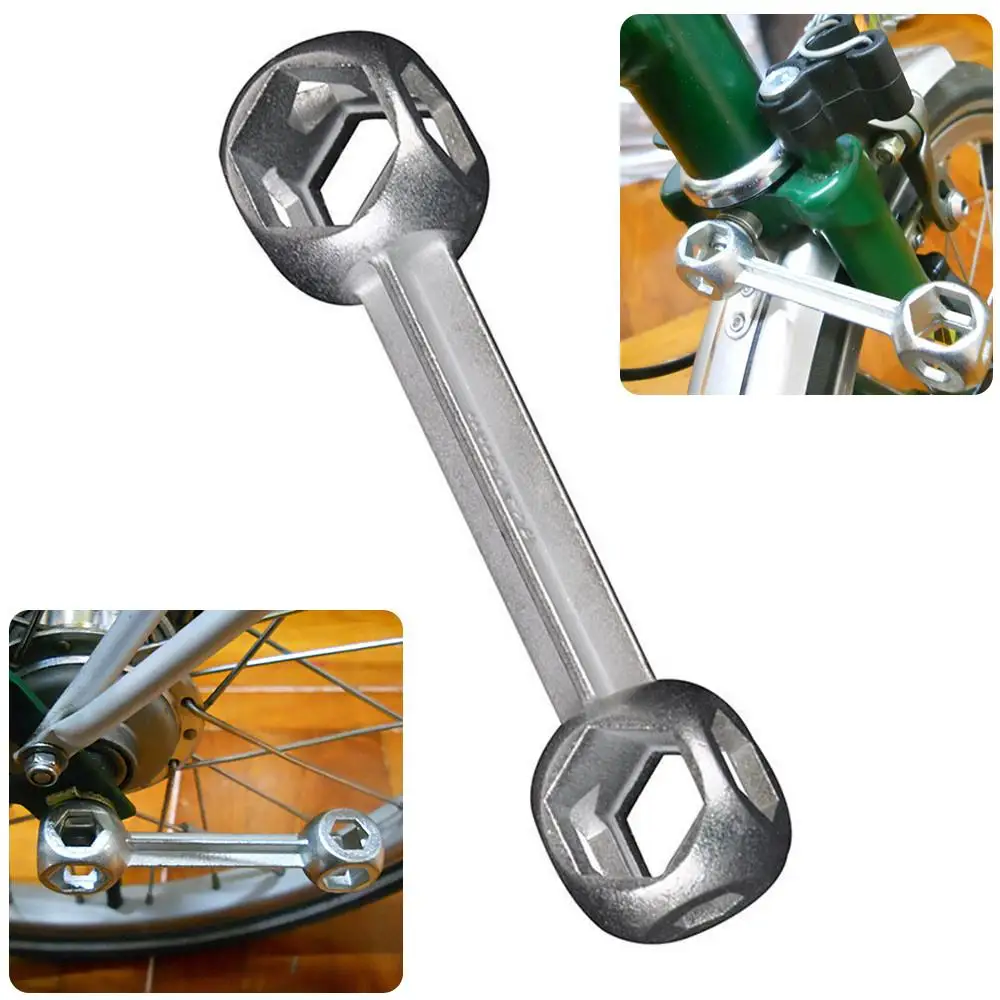 Bike Cycle Mini Pocket Spanner Bicycle Multi Repair Tool Multipurpose Keychain Scooter Garage Gadget Hexagon Wrench
Bike Cycle Mini Pocket Spanner Bicycle Multi Repair Tool Multipurpose Keychain Scooter Garage Gadget Hexagon Wrench