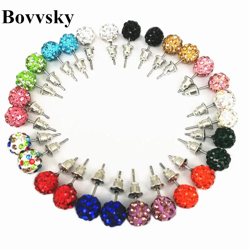 Bovvsky 8mm Shamballa Earrings Micro Disco Ball Shamballa Crystal Stud Earrings For Women 14 Pairs Earrings Set Jewelry
Bovvsky 8mm Shamballa Earrings Micro Disco Ball Shamballa Crystal Stud Earrings For Women 14 Pairs Earrings Set Jewelry