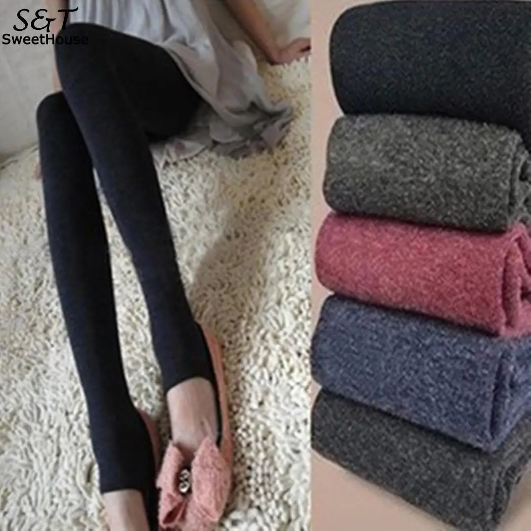 FANALA Warm Leggings Women's Winter Warm Skinny Slim Leggings Stretch Knitted Thick Stirrup Pants Leggings Women Leggins 2018
FANALA Warm Leggings Women's Winter Warm Skinny Slim Leggings Stretch Knitted Thick Stirrup Pants Leggings Women Leggins 2018