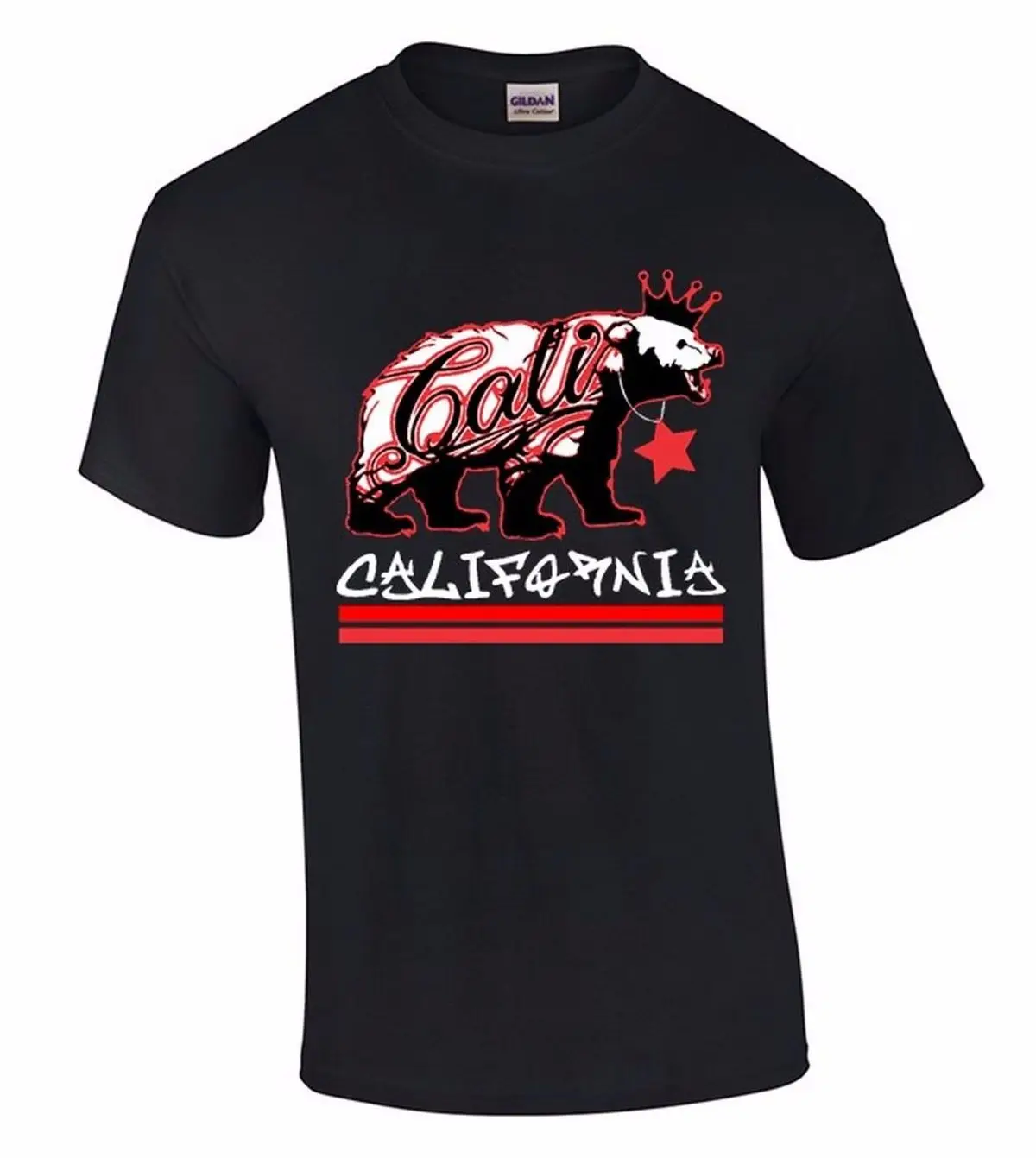 Summer Casual T Shirt Good Quality Cali Bear King California Republic Flag Crown Star Urban Animal O-Neck Short Sleeve Best
Summer Casual T Shirt Good Quality Cali Bear King California Republic Flag Crown Star Urban Animal O-Neck Short Sleeve Best