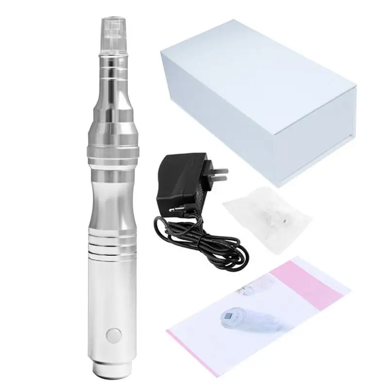 Electric Micro-needle Pen Nano Chip Wrinkle Freckle Removal Skin Needling Rejuvenation System Introduction Beauty Instrument
Electric Micro-needle Pen Nano Chip Wrinkle Freckle Removal Skin Needling Rejuvenation System Introduction Beauty Instrument