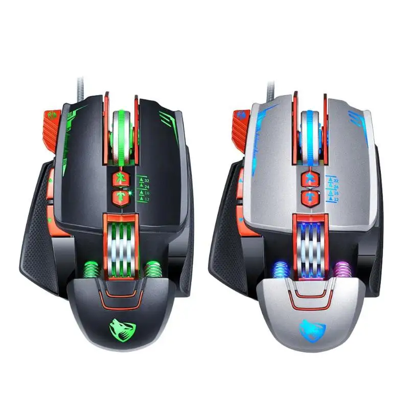 Mechanical Gaming Mouse Game Competitive Mice Adjustable 3200DPI 7 Programmable Buttons LED backlight For Game Player
Mechanical Gaming Mouse Game Competitive Mice Adjustable 3200DPI 7 Programmable Buttons LED backlight For Game Player