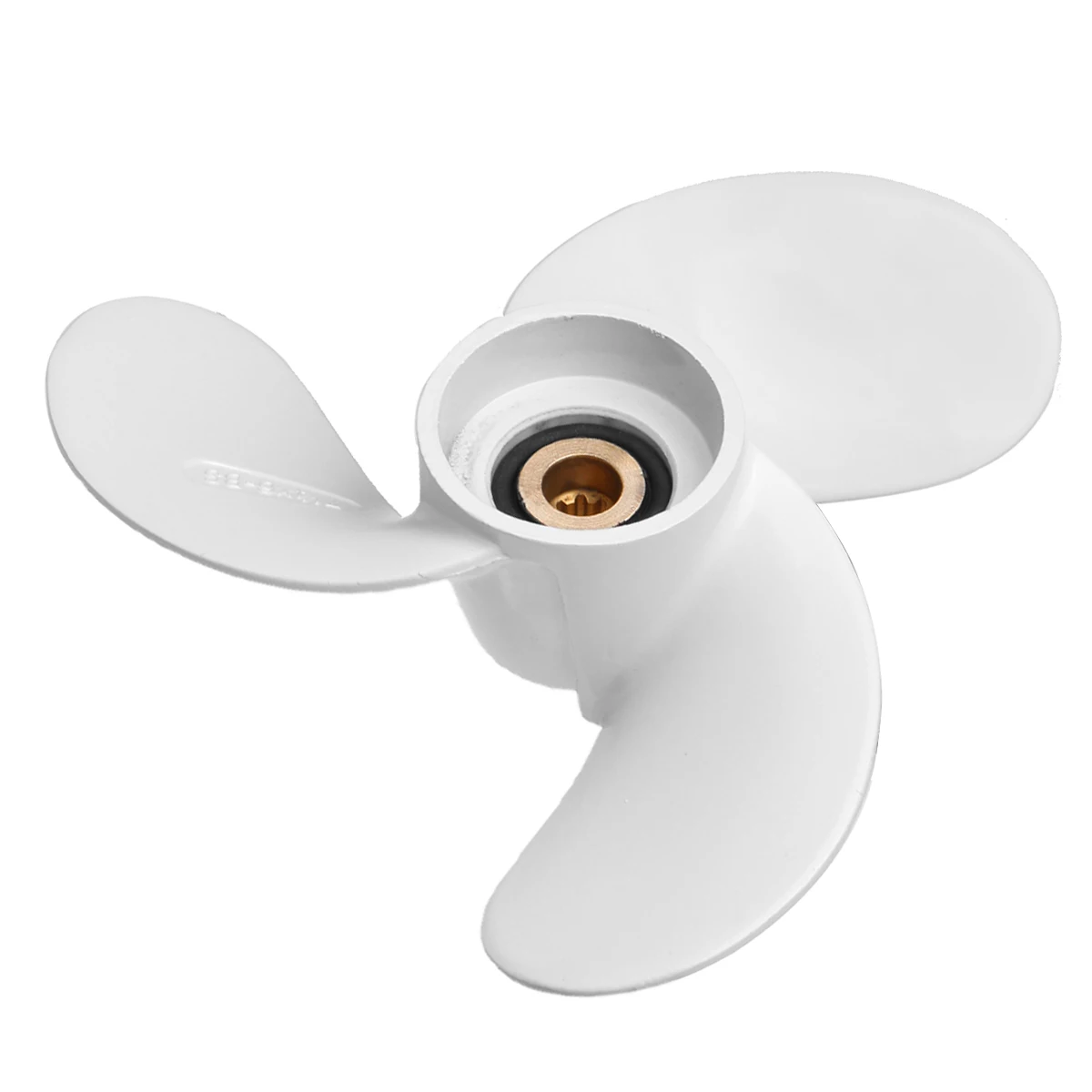 6L5-45943-00-EL Aluminum Alloy 7 1/4 x 6 Marine Outboard Propeller For Yamaha 2.5-3HP White 9 Spline Tooth 3 Blades R Rotation
6L5-45943-00-EL Aluminum Alloy 7 1/4 x 6 Marine Outboard Propeller For Yamaha 2.5-3HP White 9 Spline Tooth 3 Blades R Rotation