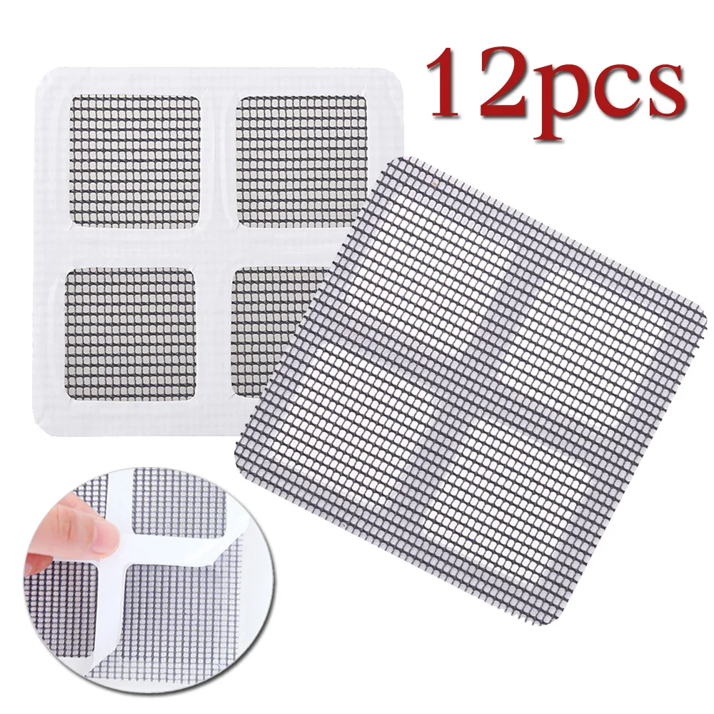 12 Pcs Fix Net Window Mending Sticker Home Adhesive Anti Flies/ Bees And Mosquitoes DIY Repair Screen Wall Patch Mesh
12 Pcs Fix Net Window Mending Sticker Home Adhesive Anti Flies/ Bees And Mosquitoes DIY Repair Screen Wall Patch Mesh