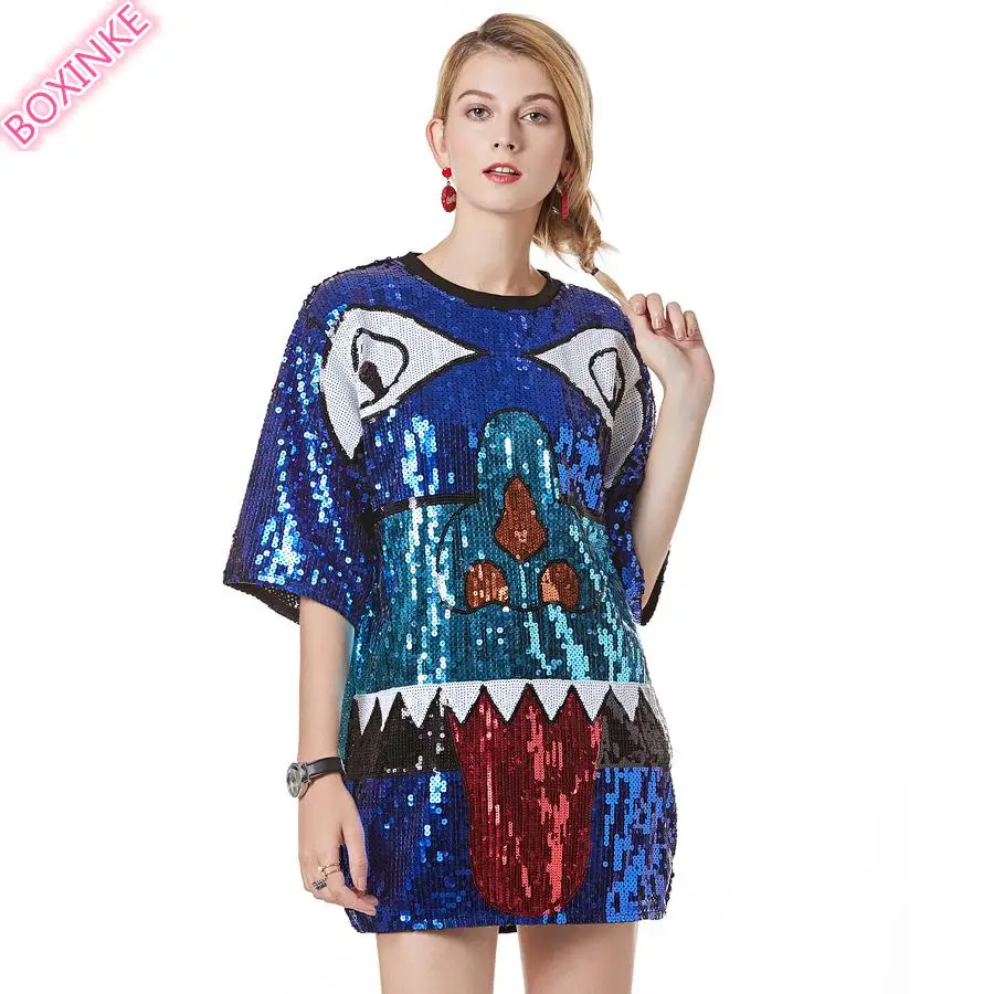 2019 Unicorn Kpop Tumblr Polyester Acetate Casual New Eye-tongue Hip-hop Embroidered T-shirt Large Size Loose Sleeve Top Woman
2019 Unicorn Kpop Tumblr Polyester Acetate Casual New Eye-tongue Hip-hop Embroidered T-shirt Large Size Loose Sleeve Top Woman